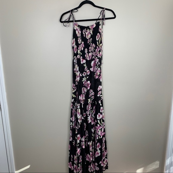 Intimately Free People Garden Party Onyx Floral Maxi Dress Size XS - Picture 10 of 10